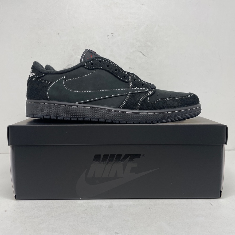 Nike Air Jordan 1 Retro Low SP Travis Scott “Black Phantom” 2023 - Picture 4 of 6